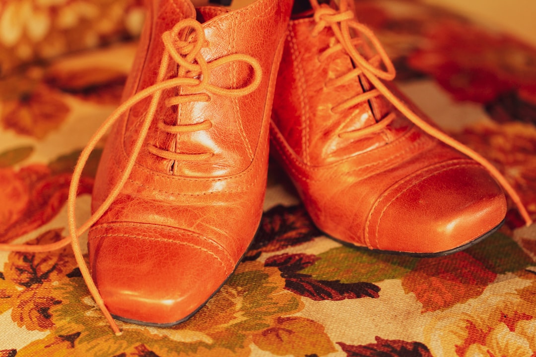 Photo orange shoes