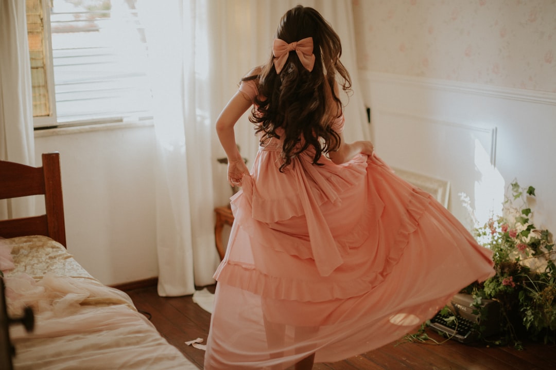 Photo flared dress